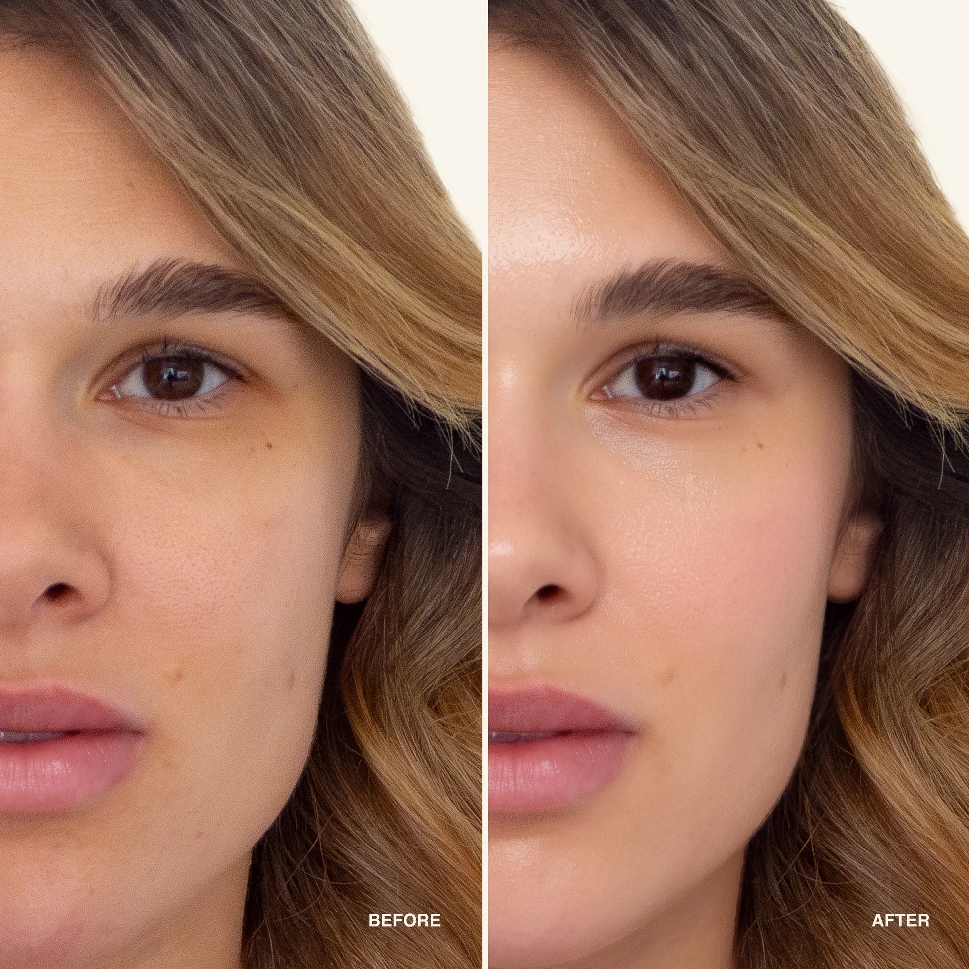 NOISS Glass Skin Sleeping Mask before and after results