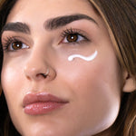 NOISS Reviving Caviar Eye Cream squiggle applied under eye