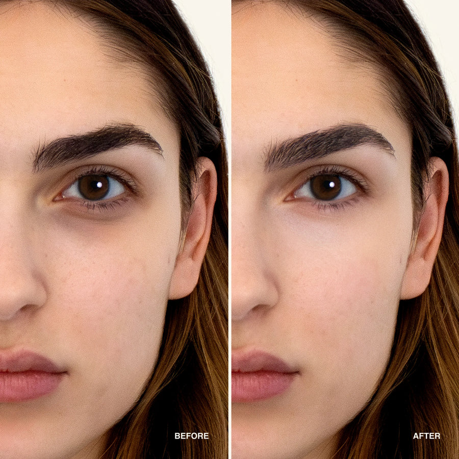 NOISS Reviving Caviar Eye Cream before and after under-eye results
